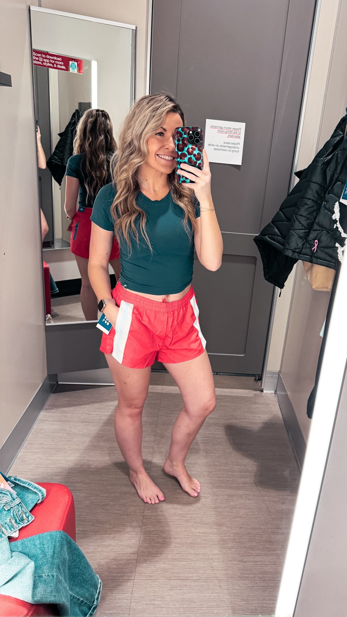Small both pieces 

#LTKPetite #LTKfitnessgoals #LTKActive