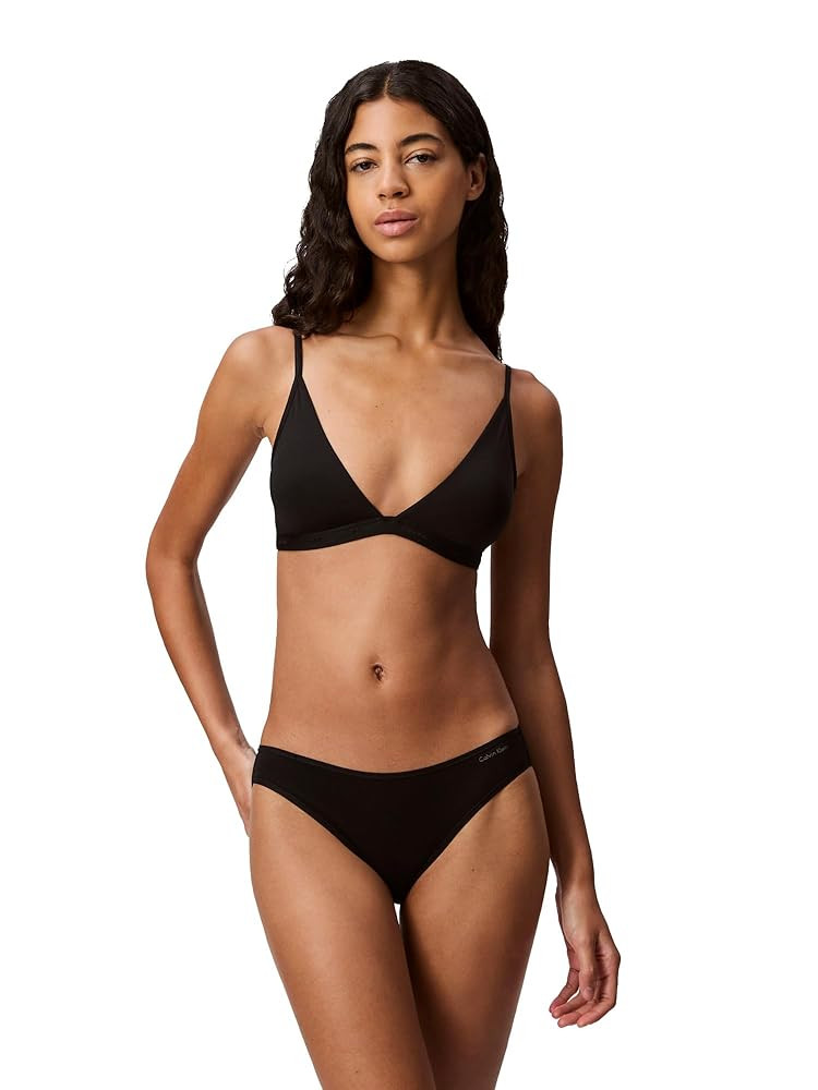 Calvin Klein Women's Form to Body Lightly Lined Triangle Bralette | Amazon (US)