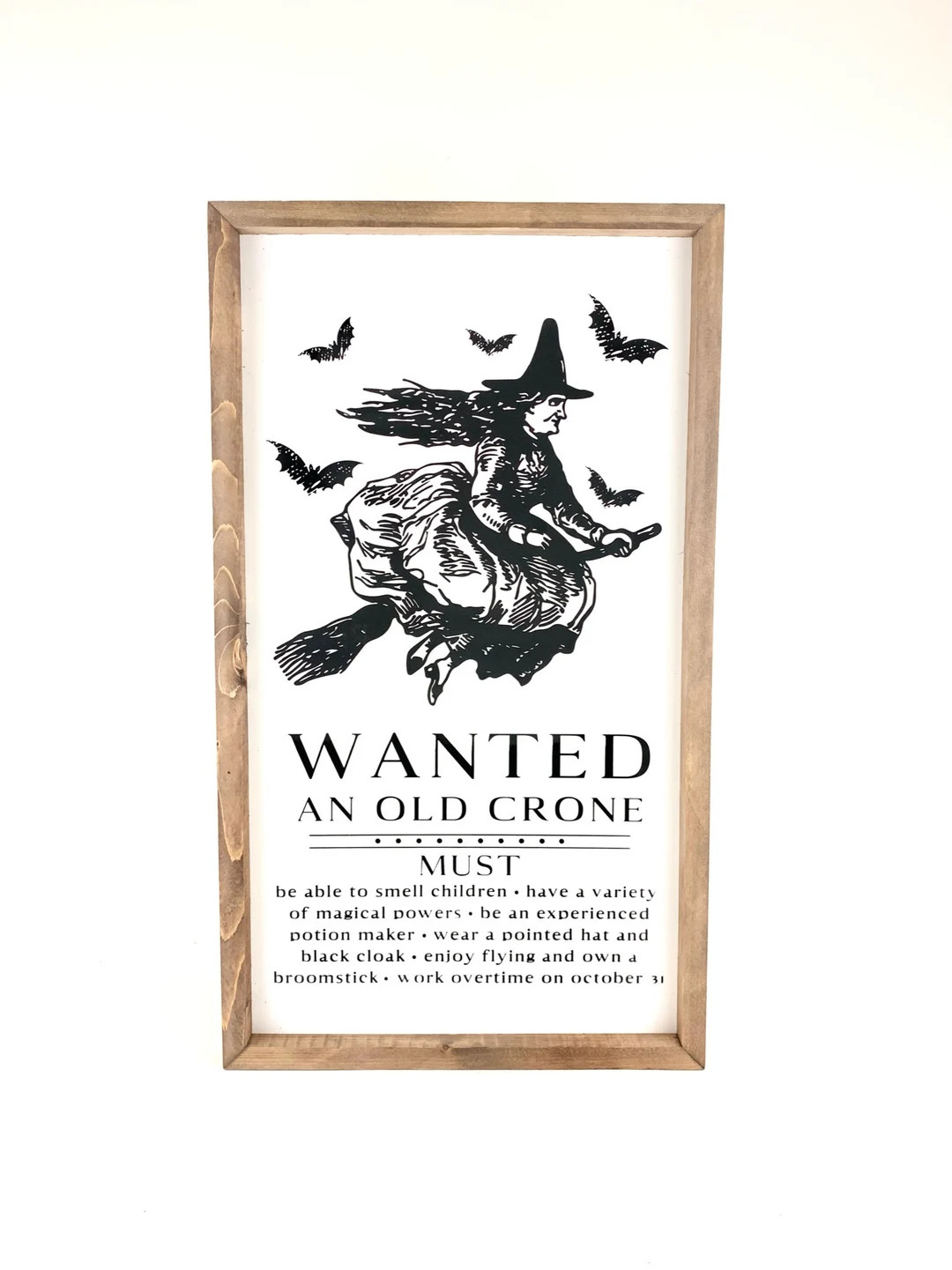 Witch Wanted Framed Art - Etsy | Etsy (US)