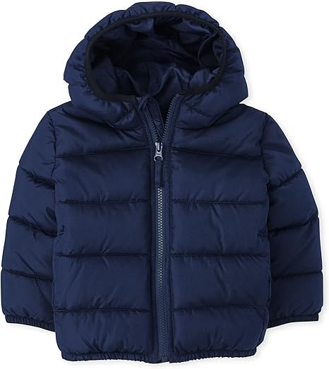 The Children's Place Baby and Toddler Boys' Medium Weight Wind-Resistant, Water-Resistant Puffer ... | Amazon (US)