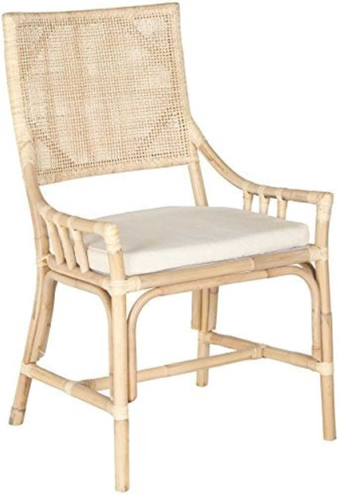 Safavieh Home Collection Donatella Wash Chair, Natural White | Amazon (US)