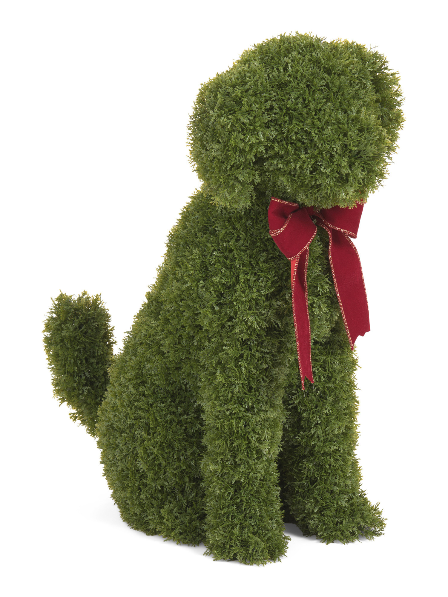 24in Uv Resistant Outdoor Safe Pine Dog With Ribbon | Plants & Planters | Marshalls | Marshalls