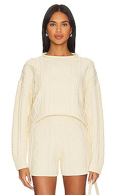 Callahan Daria Sweater in Solid Vanilla Creme from Revolve.com | Revolve Clothing (Global)