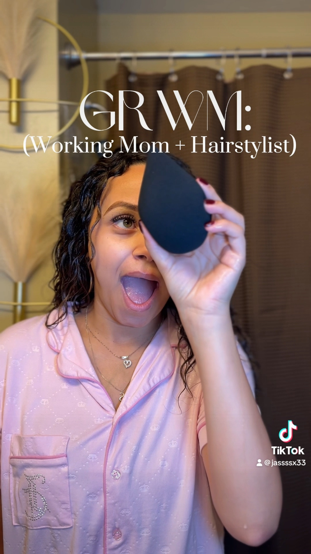 GRWM + huge beauty blender 