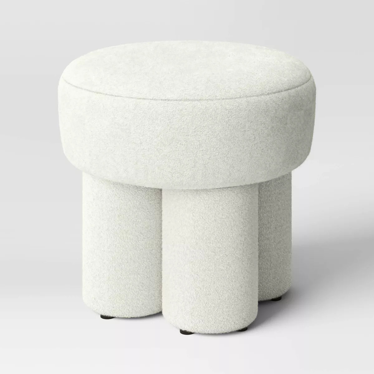 Boucle Fully Upholstered Accent Ottoman Stool - Threshold™ | Target