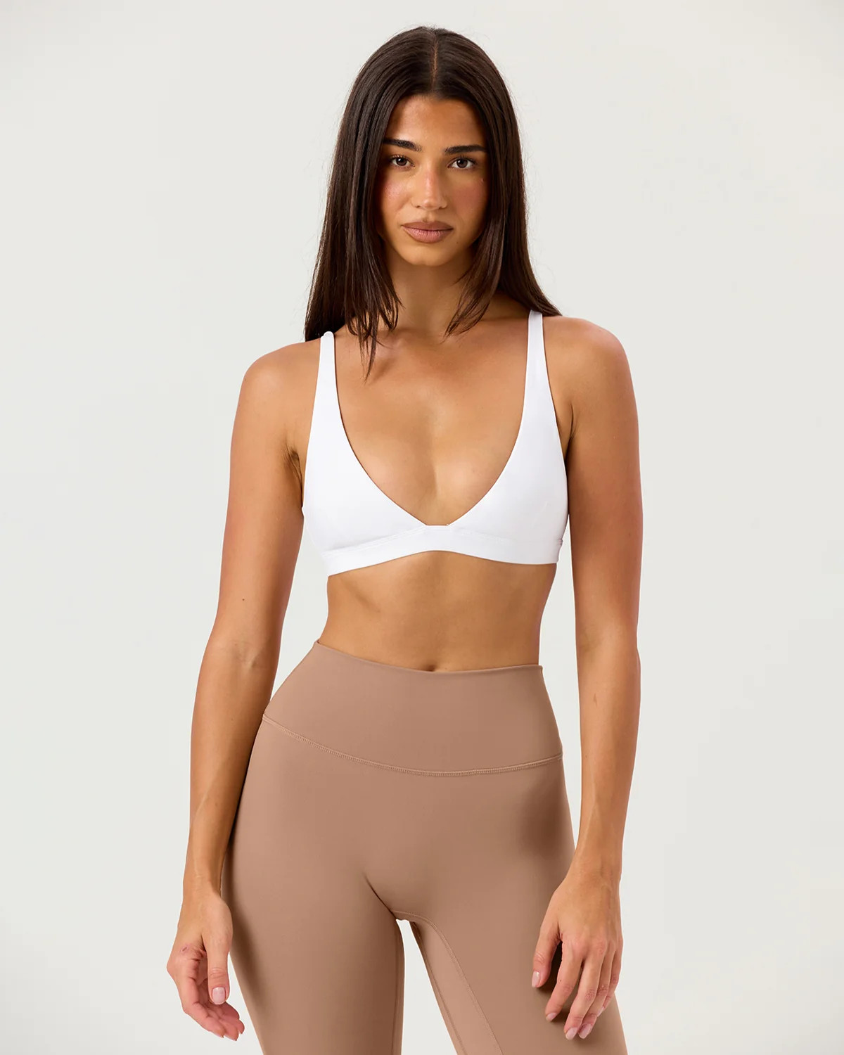 Freedom Contour Crop | White | Crop Shop Boutique US