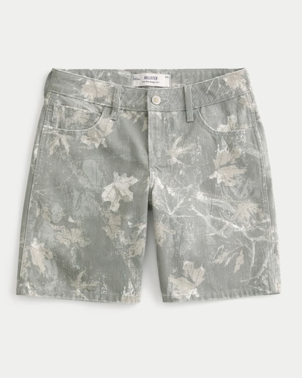 Low-Rise Camo Baggy Jort | Hollister (US)