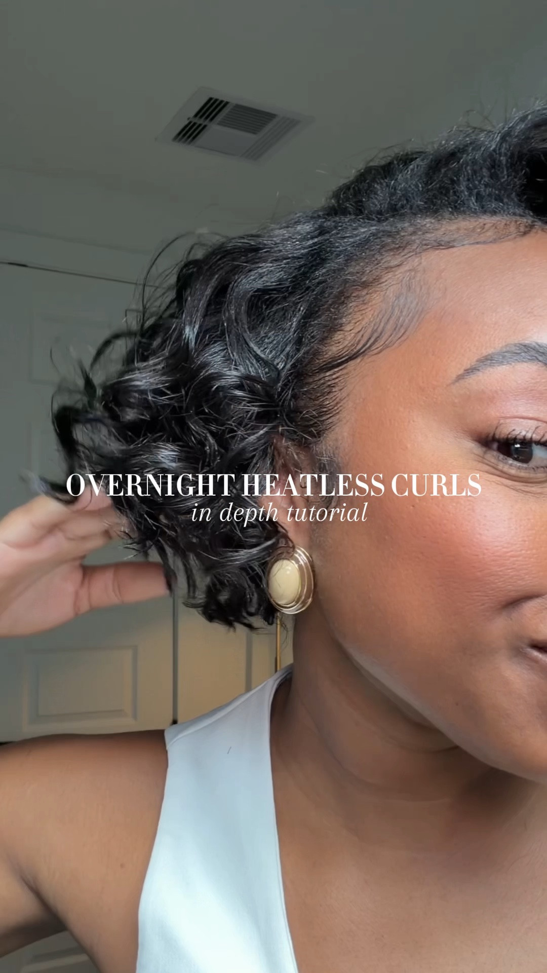 The overnight curler tutorial y’all have been asking for 🫶🏽✨Still can’t believe these curls come from just ONE curler and no heat. Once you get the wrapping technique down, it honestly becomes the easiest 5-minute nighttime routine. SAVE this tutorial for later & let me know if you plan to try it!

Products Used:
@cecred Wrap and Set Foam
Blue Magic 

#heatlesscurls #overnightcurls #shorthair #silkpress #shorthairtutorial

#LTKgrwm #LTKmorningroutine #LTKBeauty
