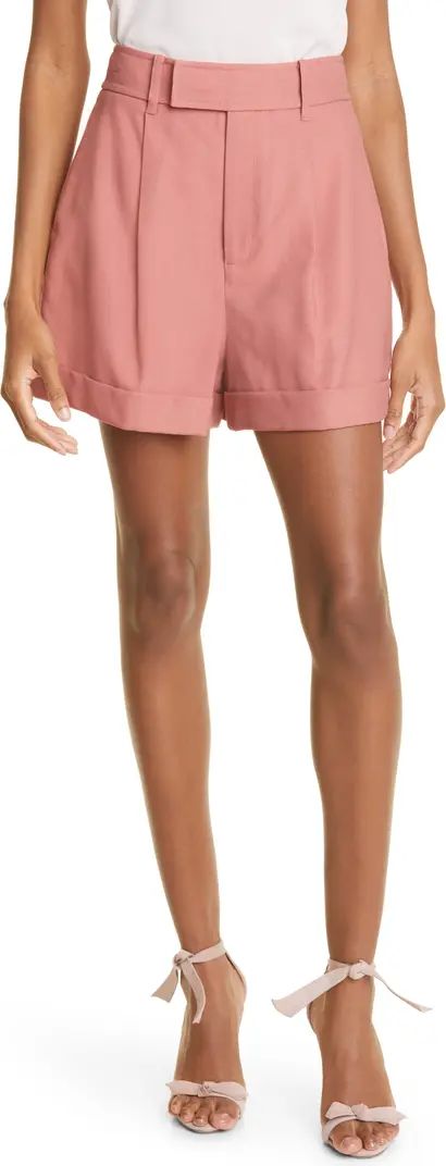 Ted Baker London Kelsyas Pleat Cuffed Shorts | Nordstrom | Nordstrom
