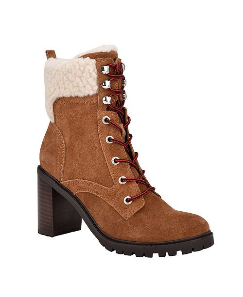 Women's Perli Lug Sole Heeled Booties | Macys (US)