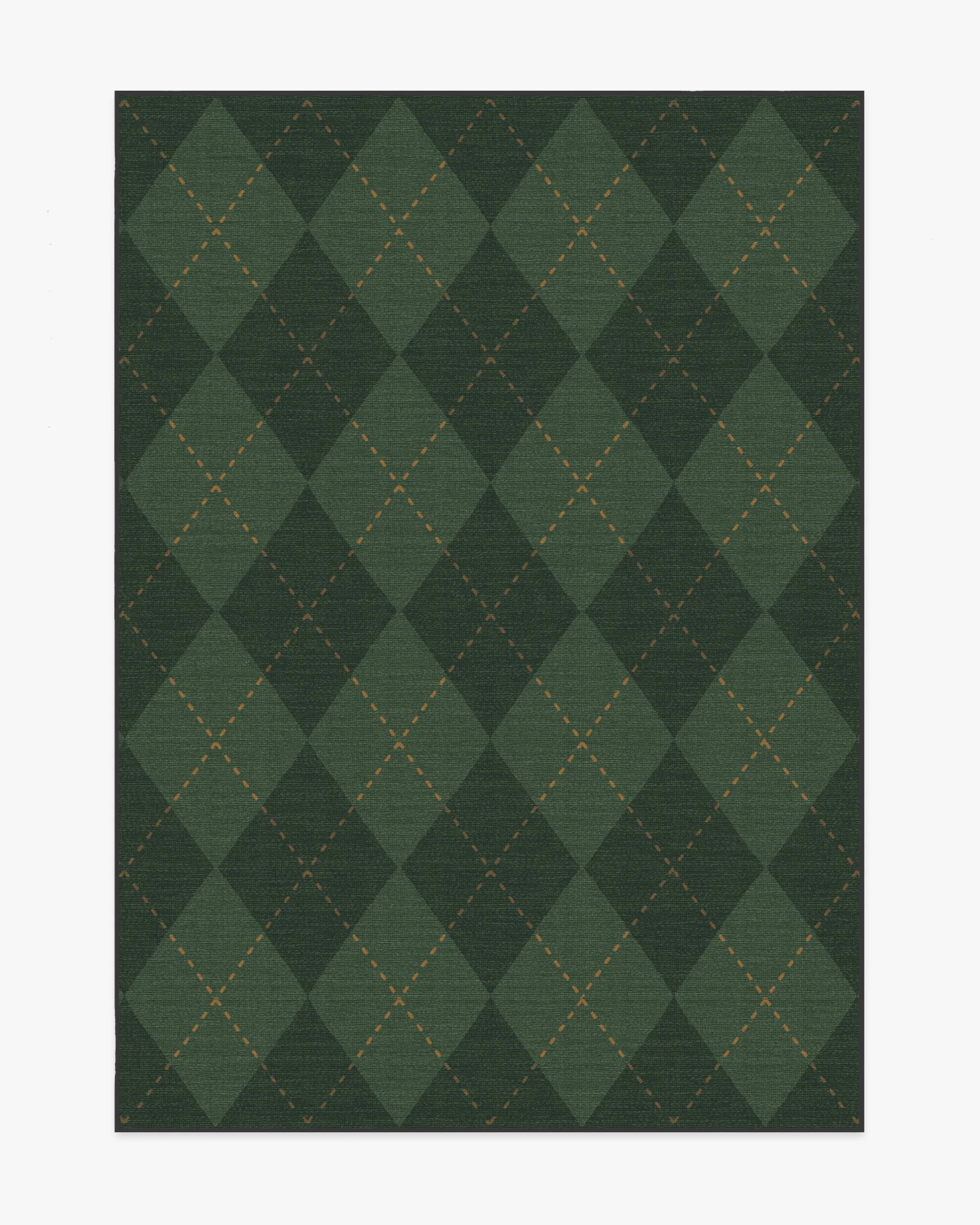 Oliver Argyle Forest Green Tufted Rug | Ruggable