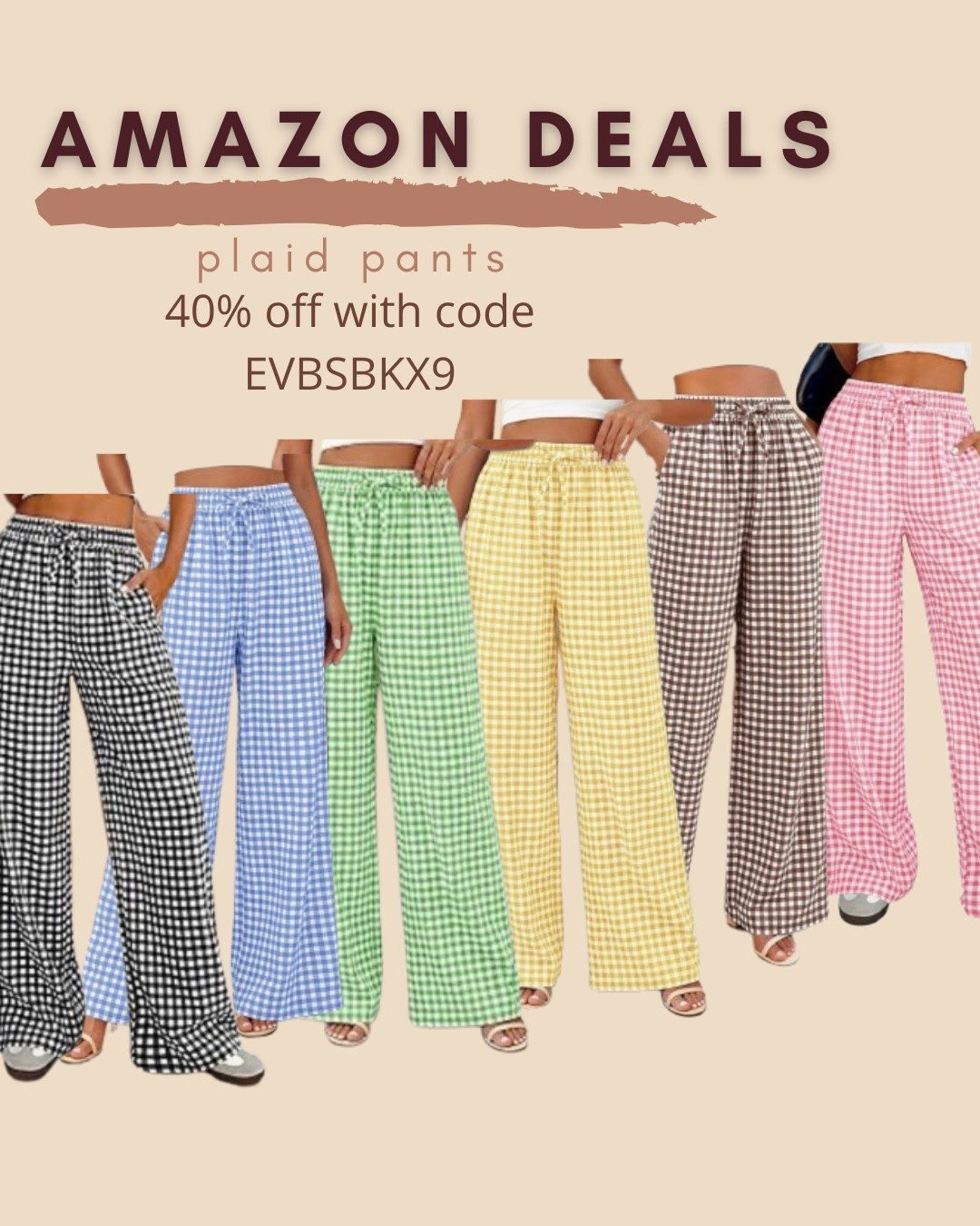 $18 ends 6/28

Amazon fashion
Amazon deals
Plaid pants
Comfy pants

#LTKSaleAlert