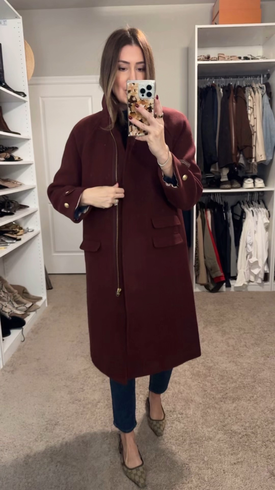 This gorgeous coat is on sale 30% off! Wearing size 6 (runs a little large) 

#LTKHoliday #LTKSeasonal #LTKSaleAlert