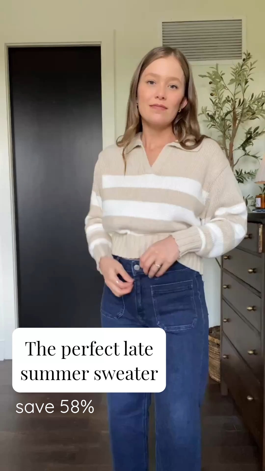 Save 58% on the coziest sweater for late summer and early fall! 100% cotton from Quince!! Major savings on my jeans too😍

Designer, look for less, sweater, fall, autumn, fashion, fashion,  ootd, all style, autumn style, fall outfit, autumn, outfit, jeans, crop, jeans, striped sweater, preppy, classic, timeless, equestrian, farmers, market, East Coast, New England, Nantucket, capsule, wardrobe, Anthropologie, Amazon, Amazon style, Amazon outfit, summer style, summer outfit

#LTKStyleTip #LTKSaleAlert #LTKFindsUnder100