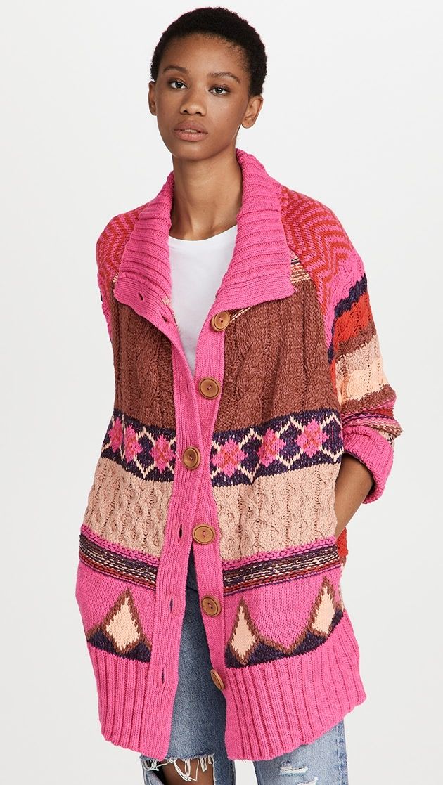 Argyle Smile Cardigan | Shopbop