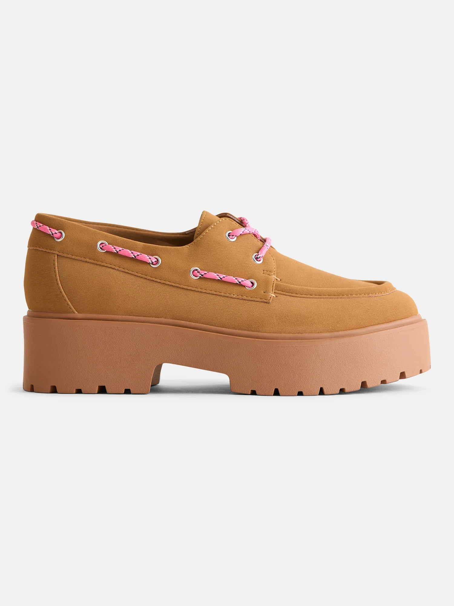 Weekend Academy Little & Big Girls Chunky Boat Loafer Shoes | Walmart (US)