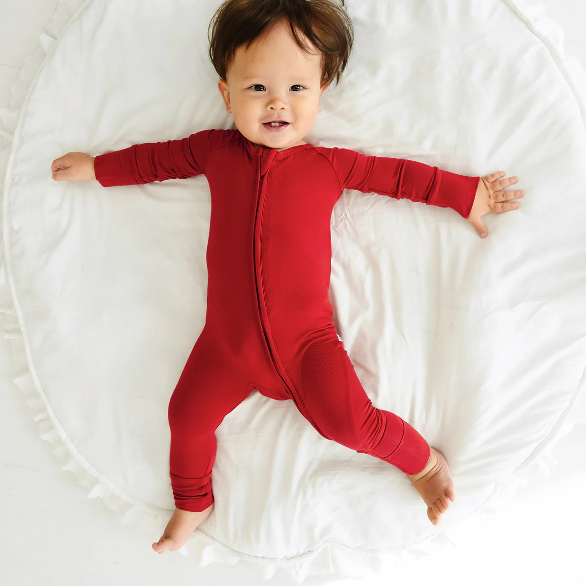 Holiday Red Zippy | Little Sleepies
