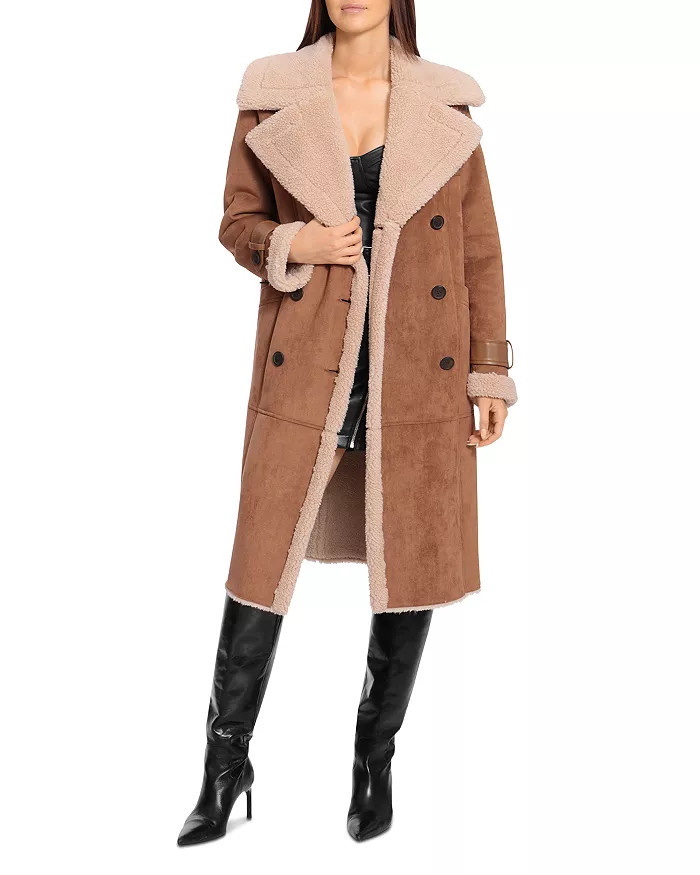 Faux Shearling Trench Coat | Bloomingdale's (US)
