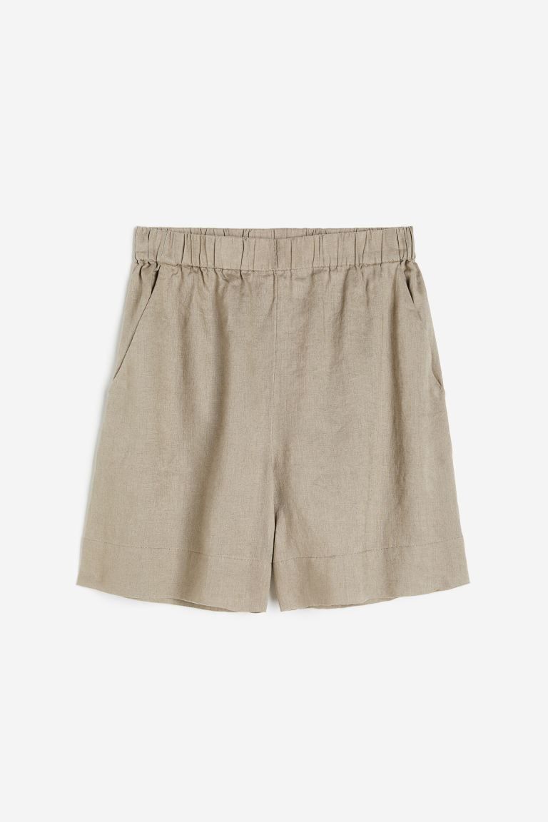 Linen Pull-on Shorts | H&M (US + CA)