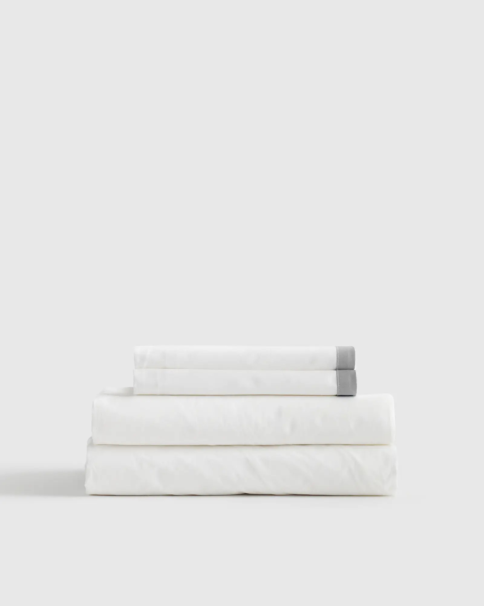 Luxury Organic Sateen Border Sheet Set | Quince