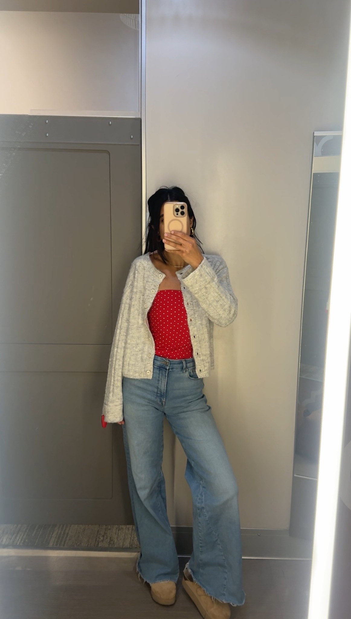 The cutest cardigan from Target! 🤍

#LTKgrwm #LTKHoliday #LTKootd