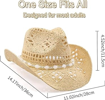 Cowboy Hat,Cowgirl Hat,Cowboy Hats for Women/Mens Yellow | Amazon (US)