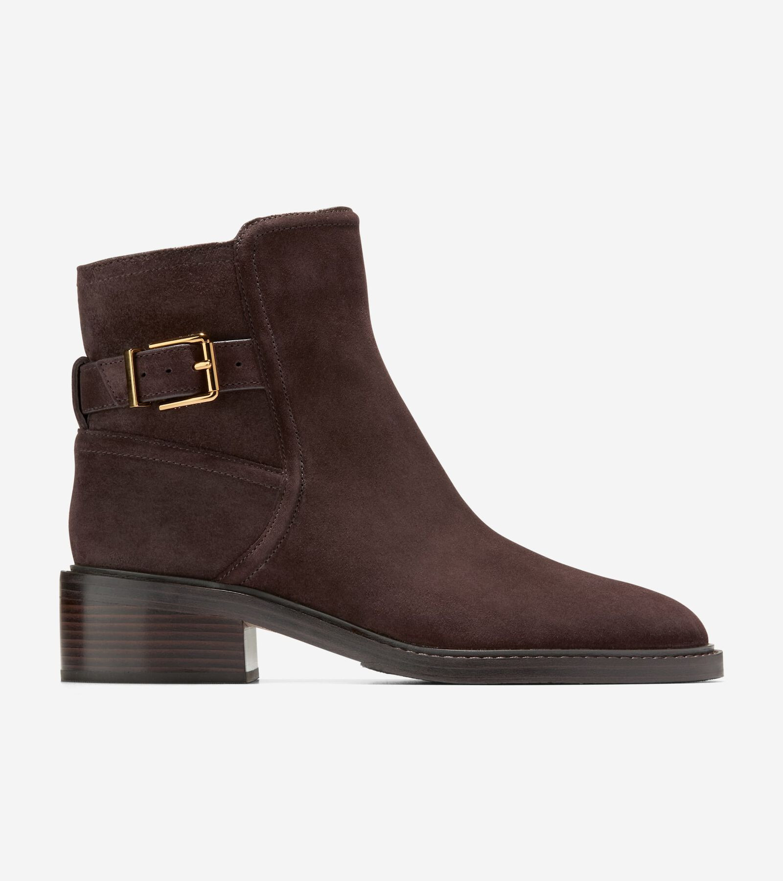 Cole Haan Women's Silvana Buckle Booties - Brown Size 5.5 | Cole Haan (US)