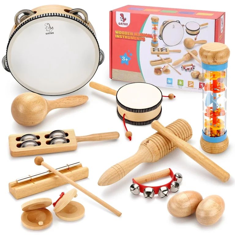 OATHX Musical Instruments & Baby Music Toy -  Wooden Instruments Learning Baby Toy for Baby Boy o... | Walmart (US)
