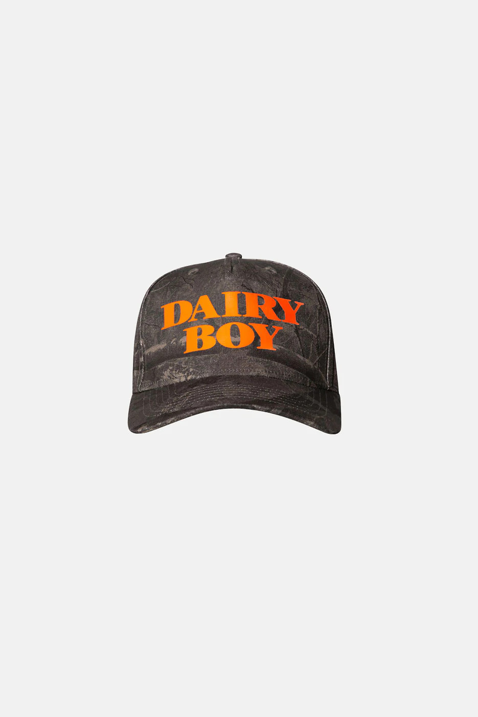 River Camo Trucker Hat - Orange | Dairy Boy