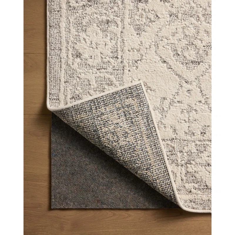 Magnolia Home by Joanna Gaines x Loloi Gigi Ivory / Stone Area Rug | Wayfair North America