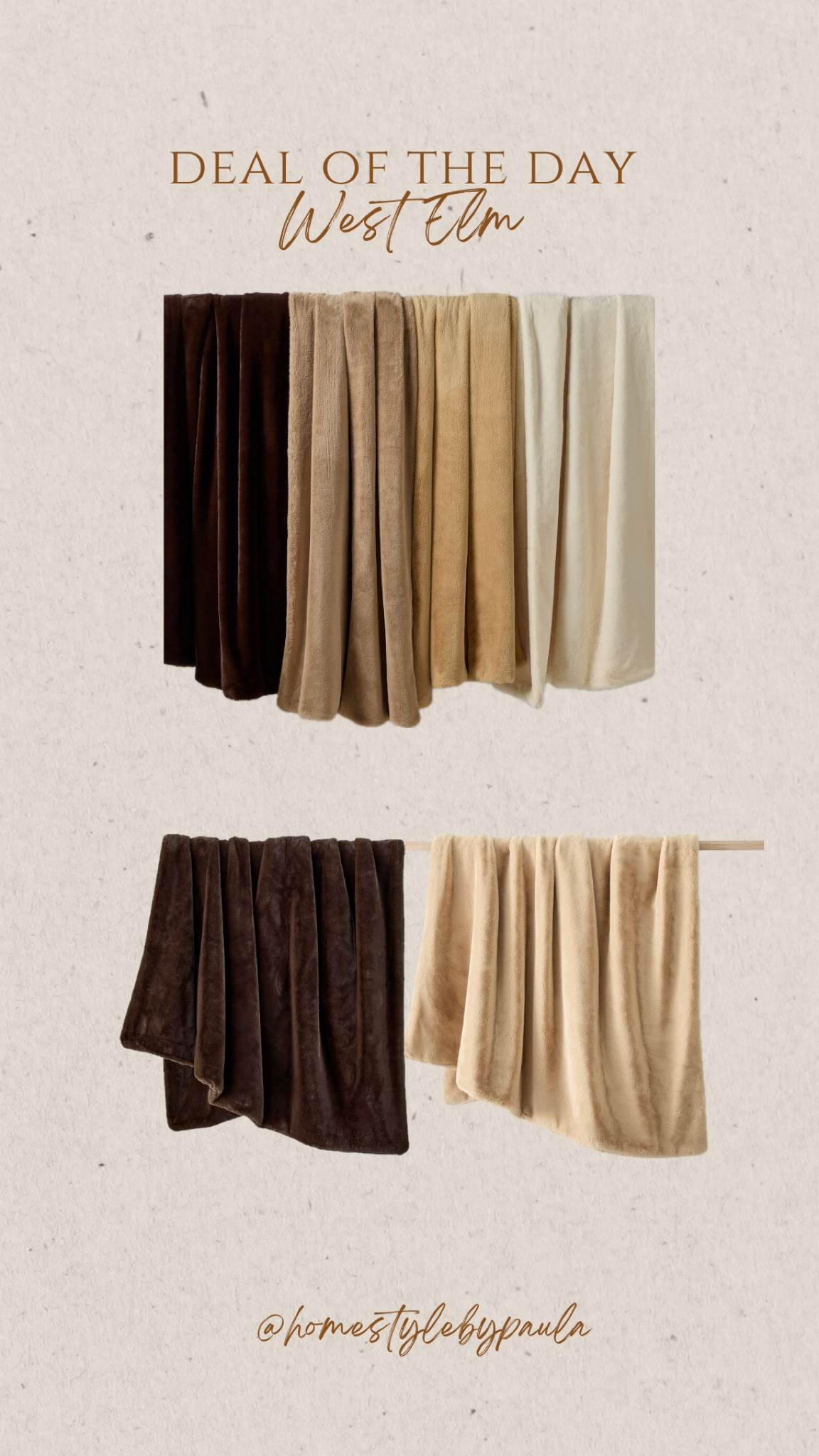 Deal of the day. Sale alert!
These soft and cozy throw blankets are on sale. West Elm finds, home decor  

#LTKSaleAlert #LTKFindsUnder50 #LTKHome