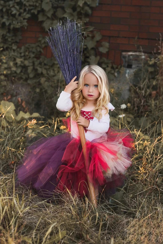 Salem Witch Tutu  TUTU ONLY  Plum and Red Baby Witch - Etsy | Etsy (US)