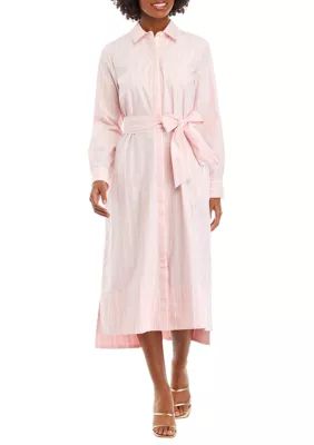 Crown & Ivy™ Women's Striped Shirtdress | Belk