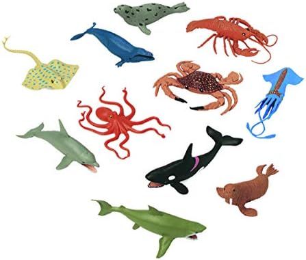Wild Republic Polybag Aquatic, Octopus, Shark, Dolphin, Orca, Crab, Lobster, Blue Whale, Stingray, S | Amazon (US)
