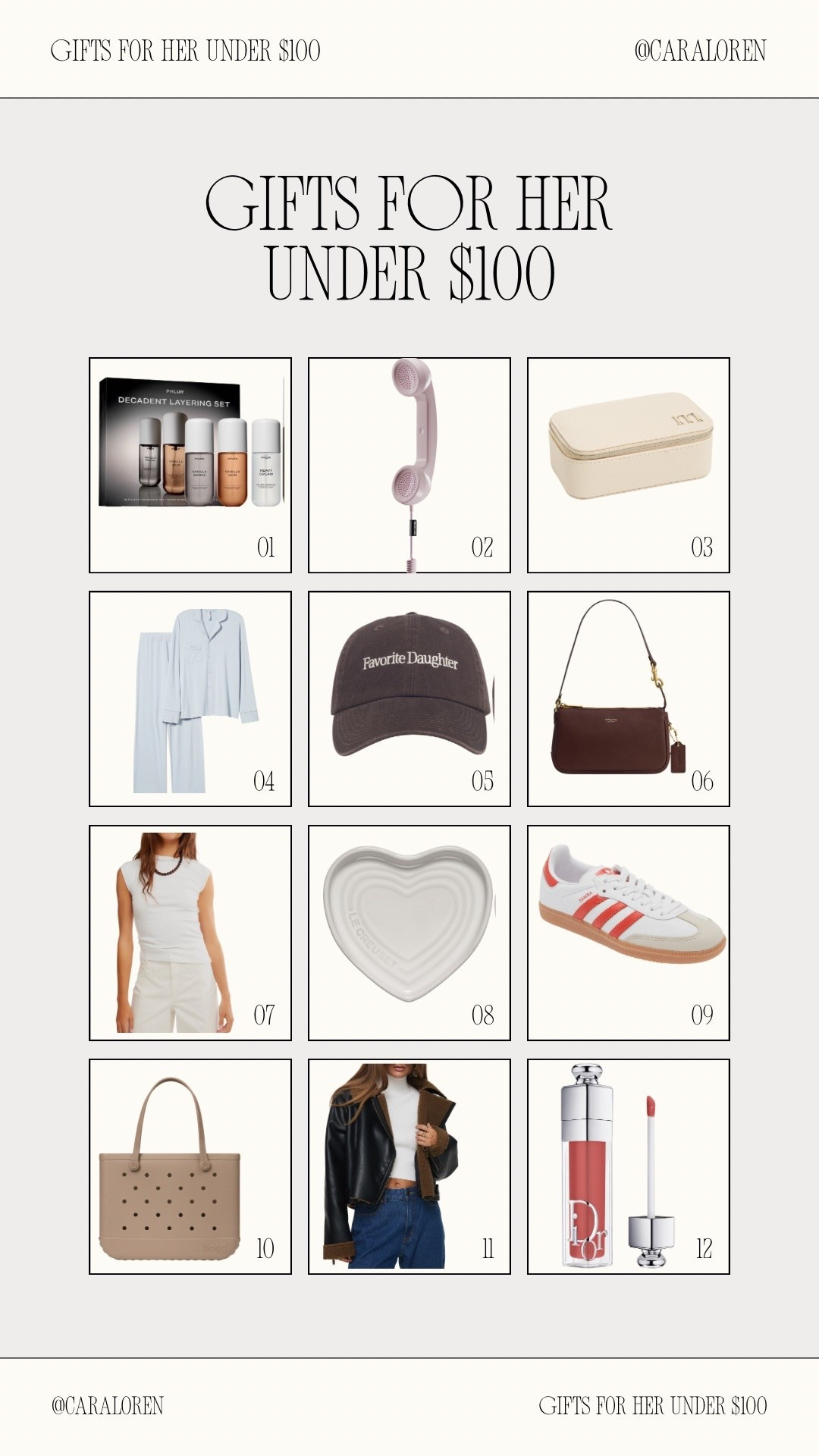 Gifts for her under $100

#LTKGiftGuide