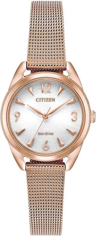 Citizen Women's Drive Quartz Stainless Steel Strap, Rose Gold, 12 Casual Watch (Model: EM0683-55A... | Amazon (US)