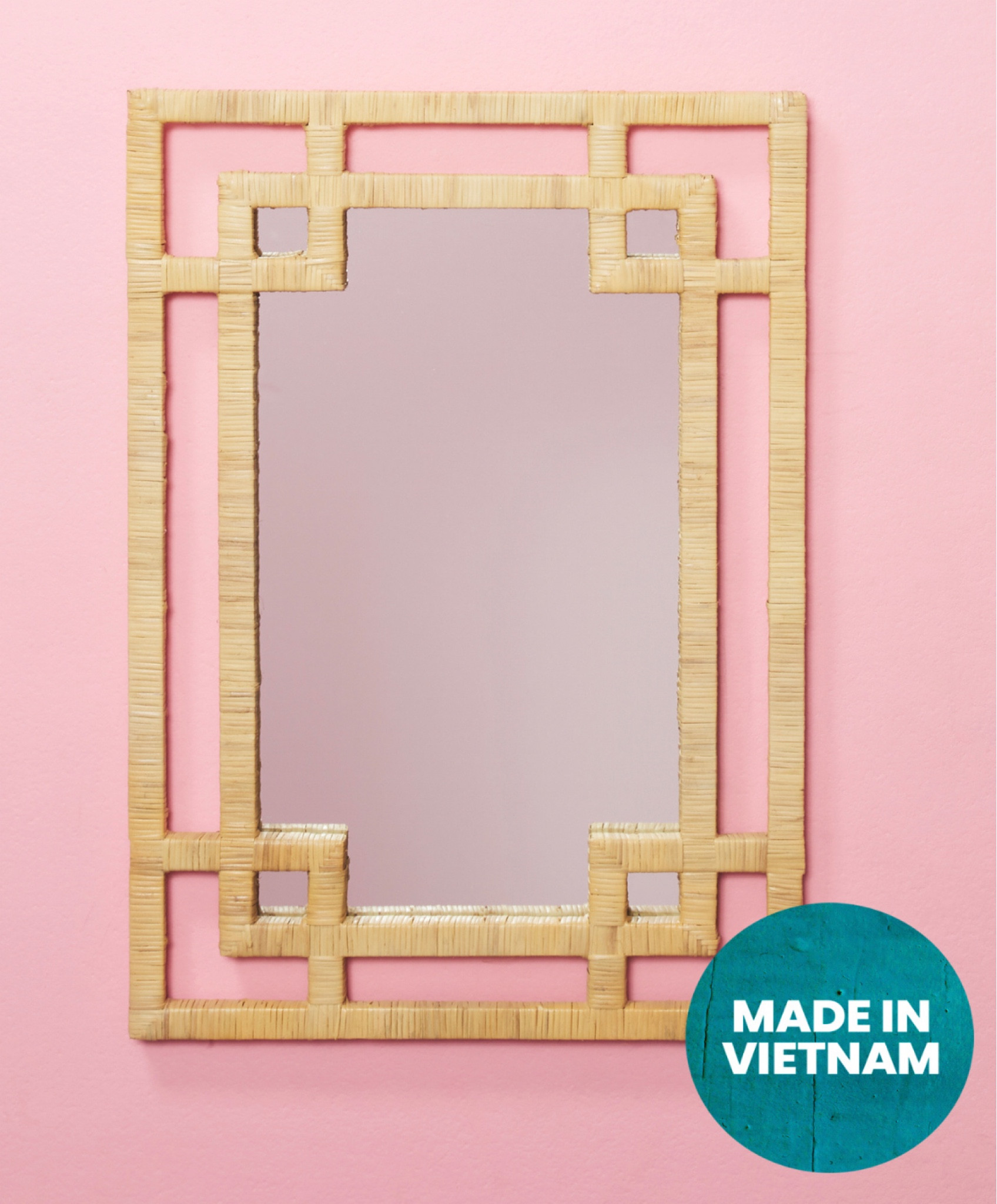 This homewoods rattan mirror!! 😍