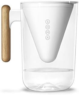 Soma Pitcher Plant-Based Water Filtration, 10-Cup, White | Amazon (US)