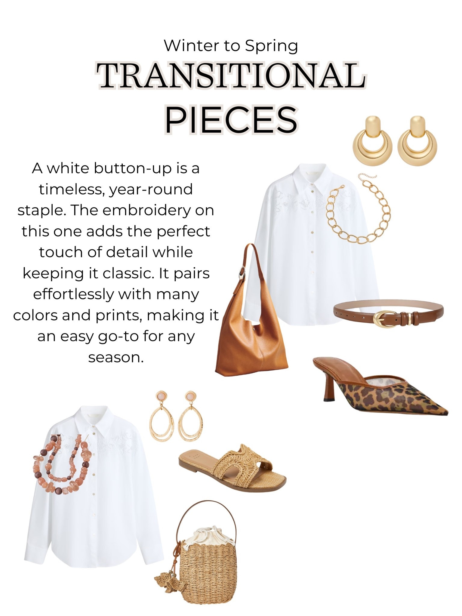 This white button up is such a great closet staple 👏🏼 

#LTKootd #LTKSeasonal