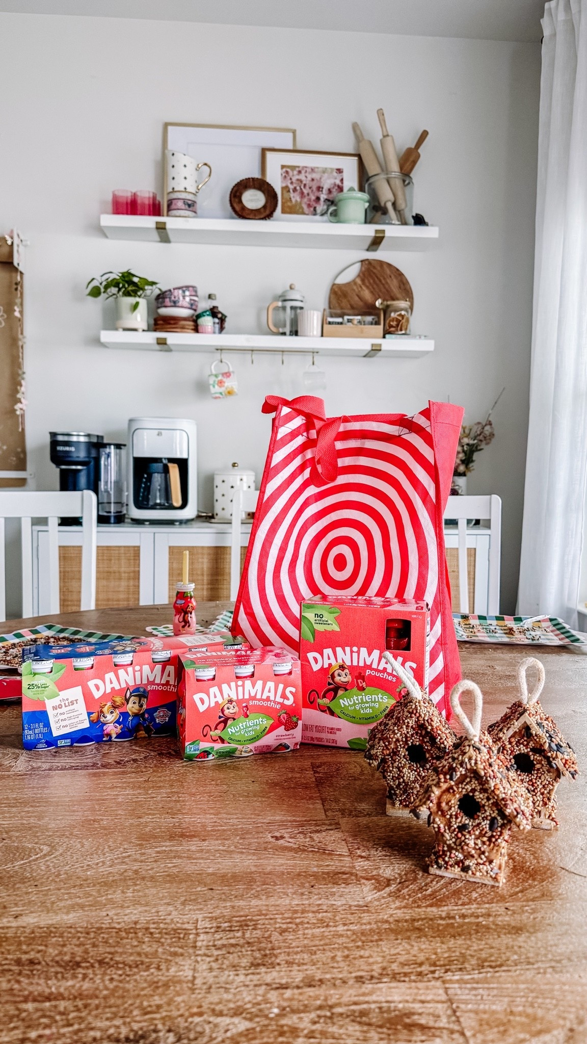 #ad #DanimalsPartner Summer break = lots of snacking and lots of crafting! I’m excited to partner with @Danimals and @Target because these have been such an easy win for our busy days lately. I grabbed the new Danimals Smoothies and Danimals Pouches during a Target run, and they ended up being perfect for our little crafternoon at home the next day.
I love having convenient snacks ready to go for everyday activities, and the kids were SO excited about the new flavors and packaging. Plus, the new & improved Danimals Smoothies formula now has 25% less sugar while still being a good source of Calcium, Vitamin D, and Fiber. 🙌🏽
Definitely adding these to our regular Target list this summer.
*Danimals Smoothies contain 25% less total sugar (6g per 3.1 FL oz) than prior recipe (9g per 3.1 FL oz).
*Contains 3g fiber per serving, which helps feed the good bacteria in the gut. Serve as part of a balanced diet.
#LTKhome #LTKkids #LTKseasonal #TargetPartner #targetfinds  #targetstyle #danimals #danimalstarget
@shop.ltk