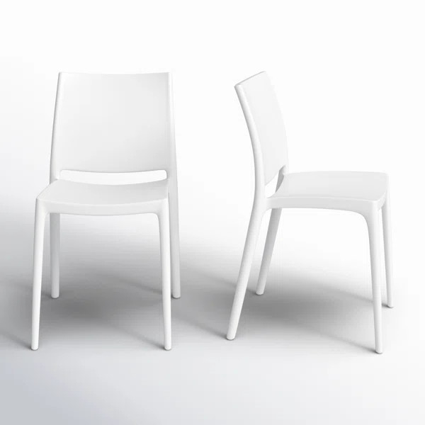 Burt Outdoor Stacking Dining Side Chair | Wayfair North America