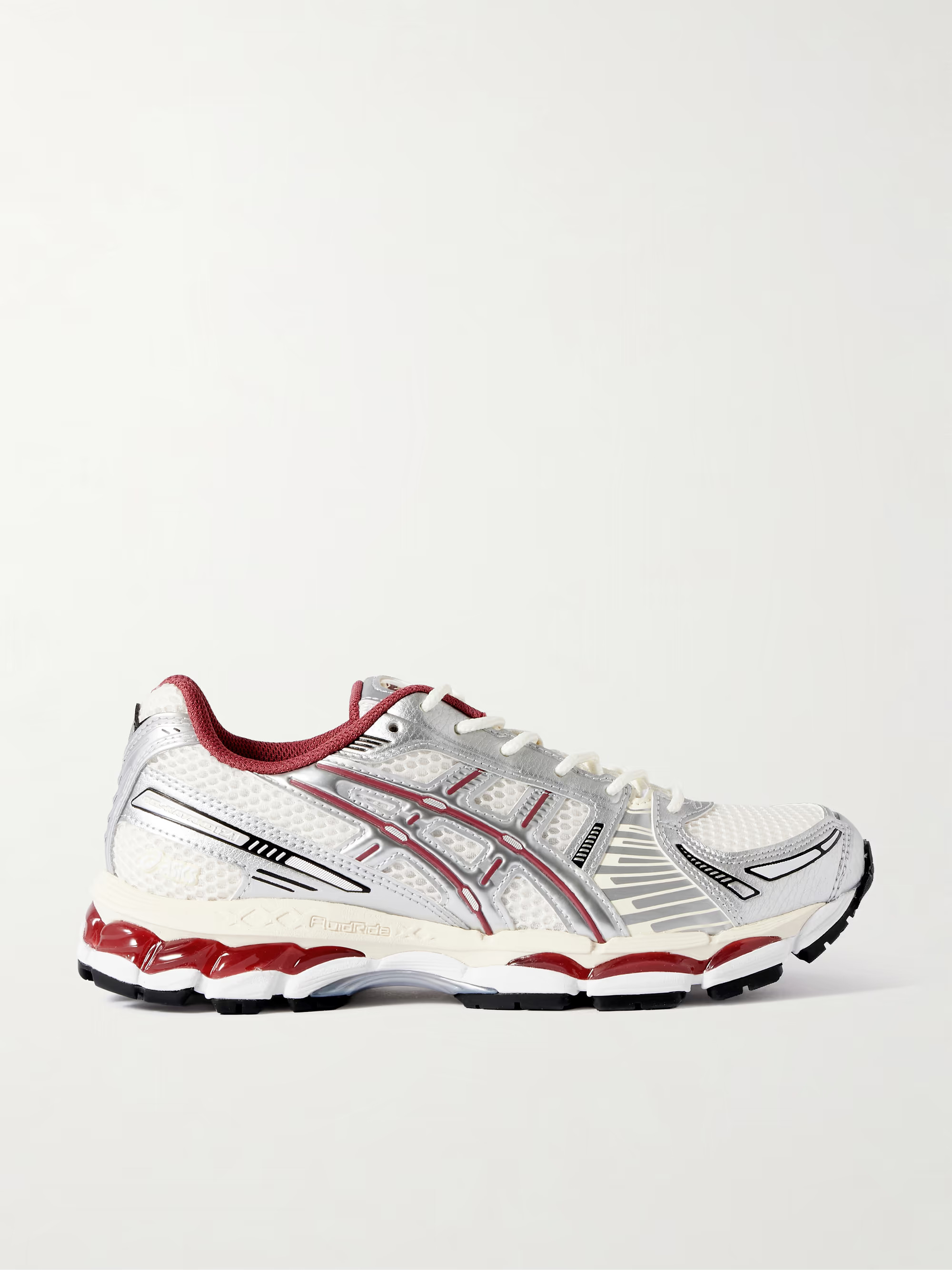 + KITH GEL-KAYANO 12.1 mesh and metallic rubber sneakers | NET-A-PORTER (UK & EU)