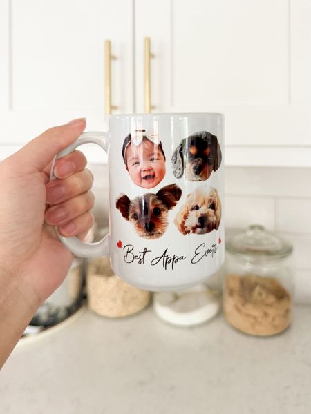 Father’s Day gift idea, personalized mug with kids and dogs faces, custom mug with faces and text 

#LTKFamily #LTKGiftGuide #LTKFindsUnder100