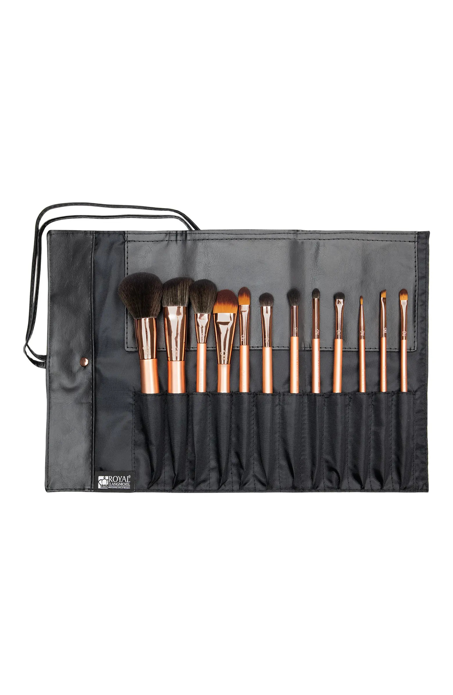 OMNIA Brush Rose Gold 13pc Wrap Makeup Brush Set | Nordstrom | Nordstrom