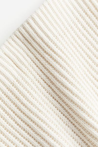 Rib-knit Skirt - Cream - Ladies | H&M US | H&M (US + CA)