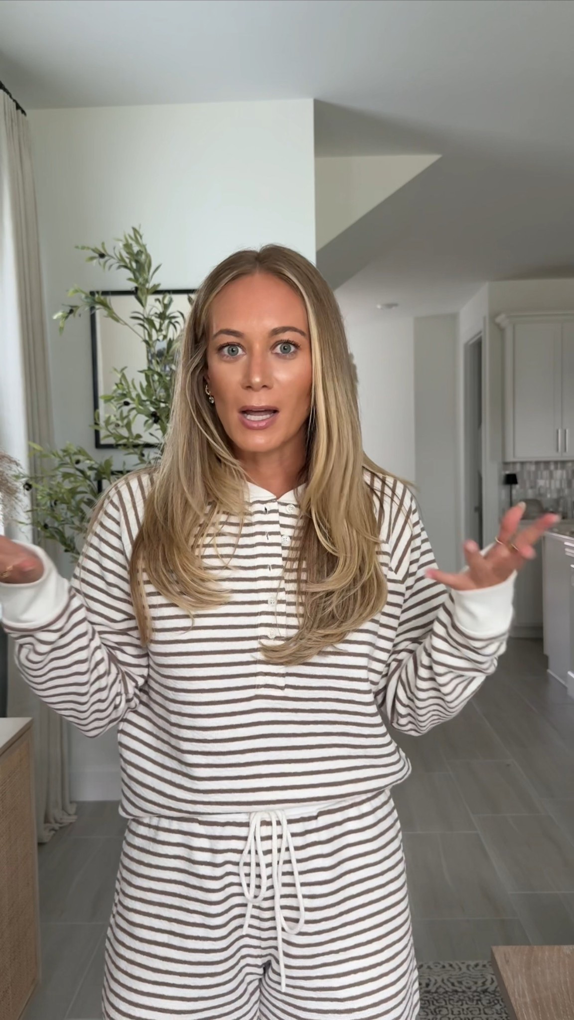 Striped matching set / wearing size small! loungewear set that I’ve been loving! 

Loungewear, easy spring outfit, spring loungewear, summer sets, summer loungewear 

#LTKootd #LTKSeasonal