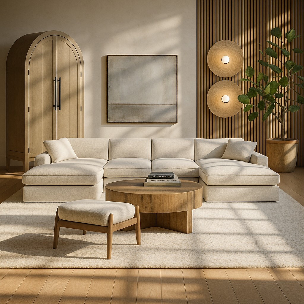 Bringing warmth and modern elegance to your living room.
This cozy yet sophisticated space blends soft neutral tones, natural textures, and sculptural lighting for a calming, elevated look. Every piece—from the plush sectional to the statement wall sconces—is curated to create a serene, inviting atmosphere.

🛋️ Want to recreate this space?
Tap to shop my curated selection and bring this look into your home.


#LTKHome