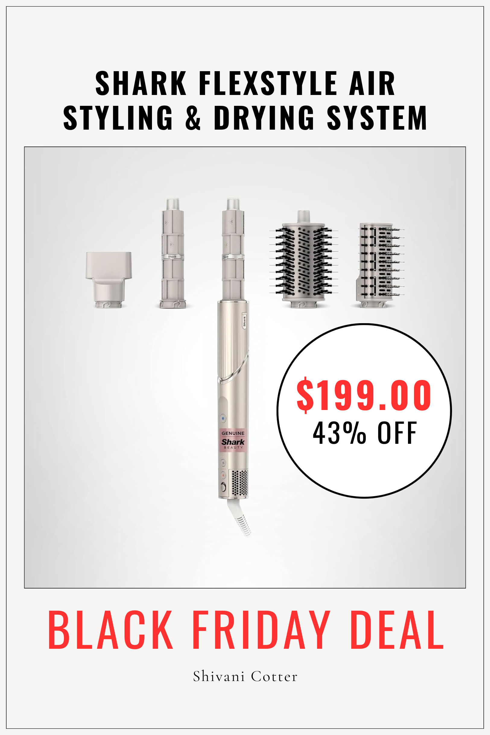SHARK FLEXSTYLE AIR STYLING AND DRYING SYSTEM - BLACK FRIDAY STEAL

This is the lowest price I've seen for the most wanted hair styling tool! Viral on TikTok and approved by teens! It's amazing! 

 #LTKCyberWeek #LTKGiftGuide #LTKBeauty