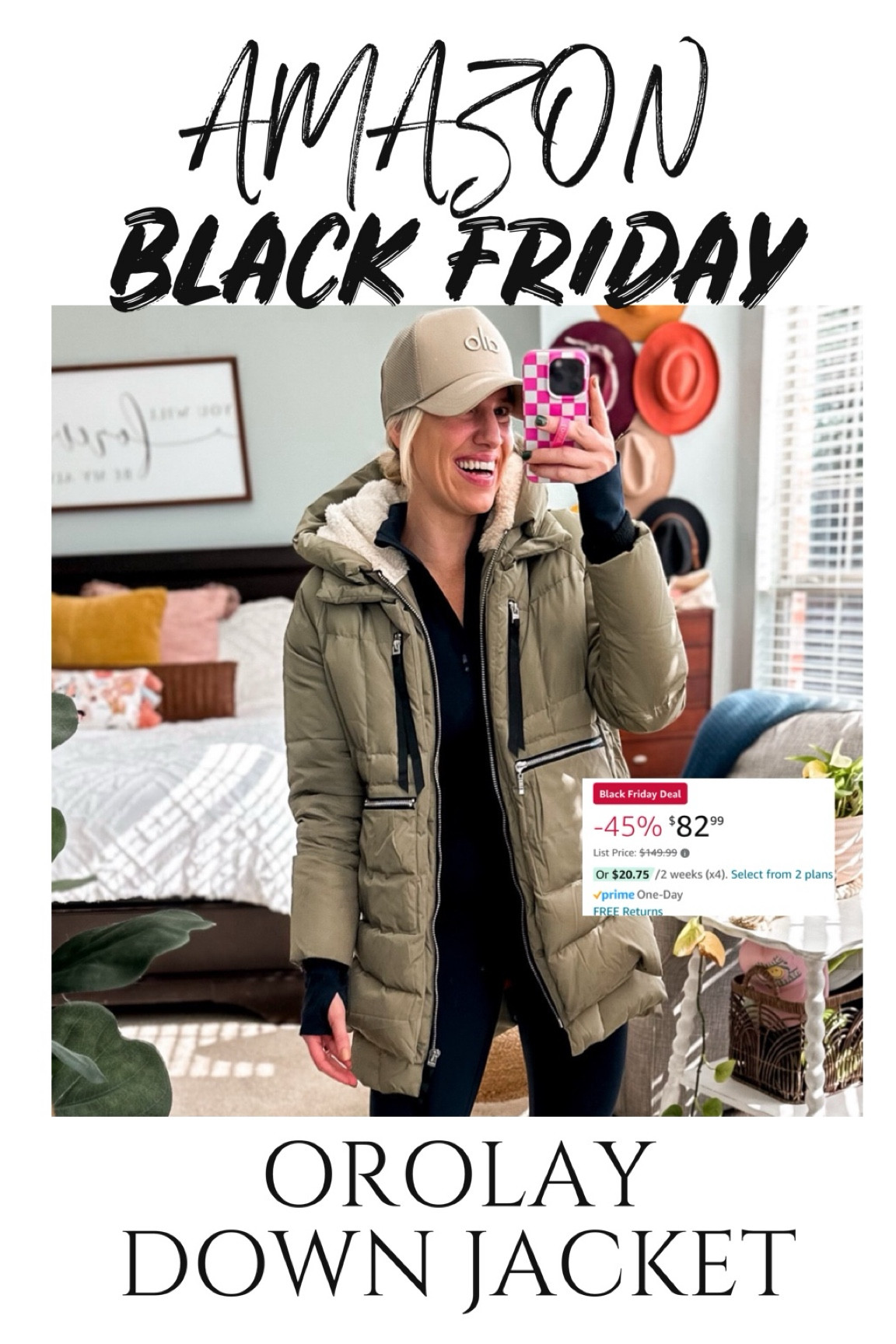 Amazon Black Friday sales 
Viral Orolay down jacket almost 50% off only $82
I wear a size small but size up if you want to layer under 

#LTKTravel #LTKFindsUnder100 #LTKSaleAlert