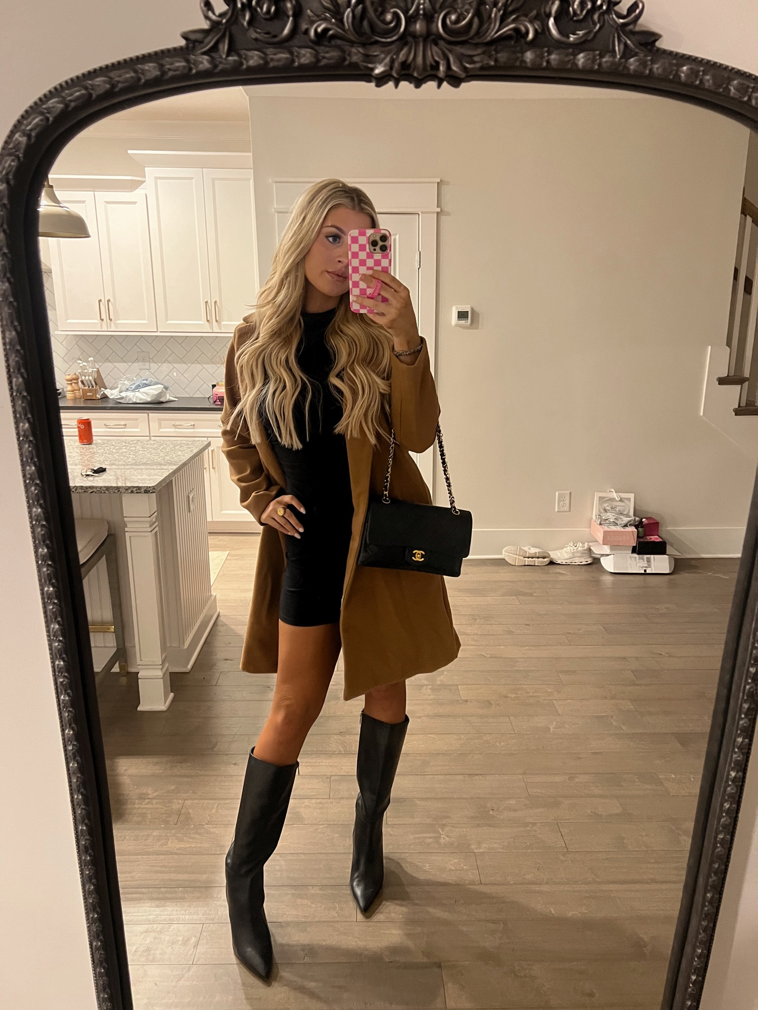 Fall going out inspo 

Fall outfits
Camel coat
Black knit dress
Black knee high boots 


#LTKshoecrush #LTKHoliday #LTKfindsunder100